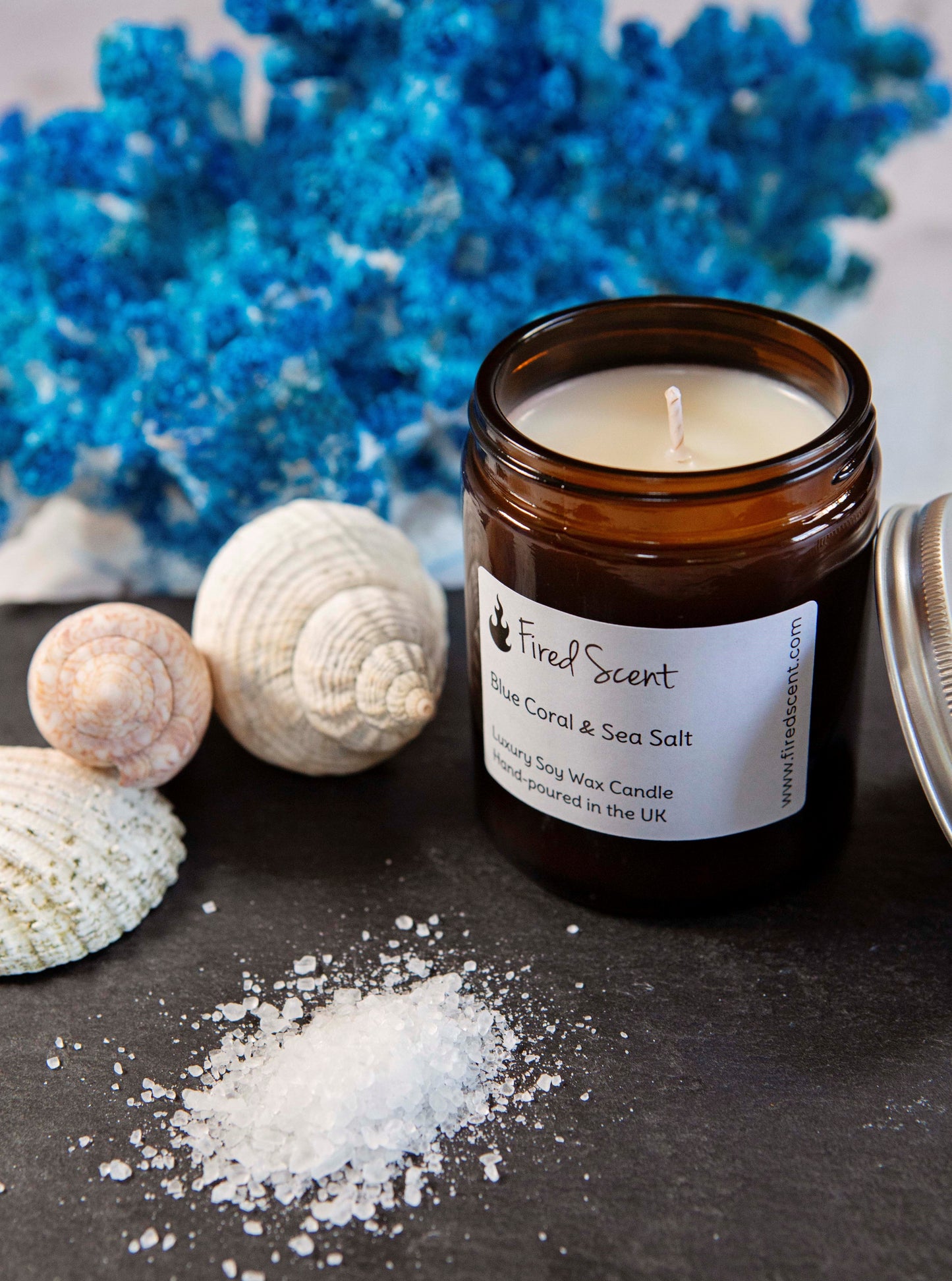 Blue Coral & Sea Salt Candle (Small)