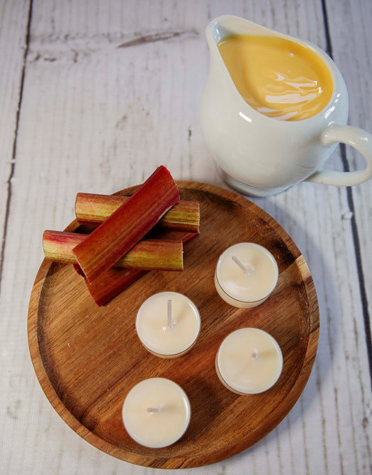 Rhubarb & Custard Tea Lights